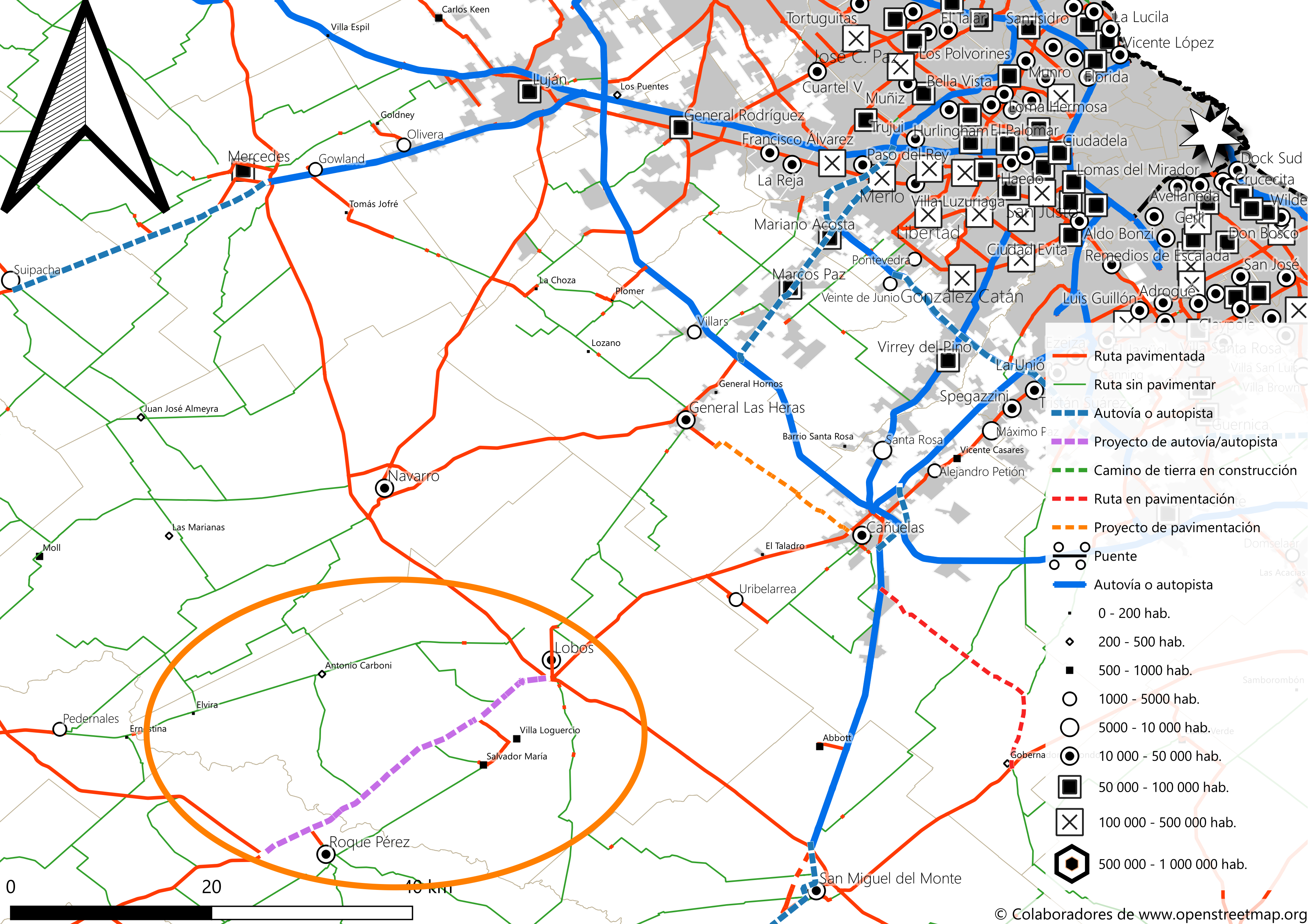 Autopista RN205 Lobos – Roque Pérez