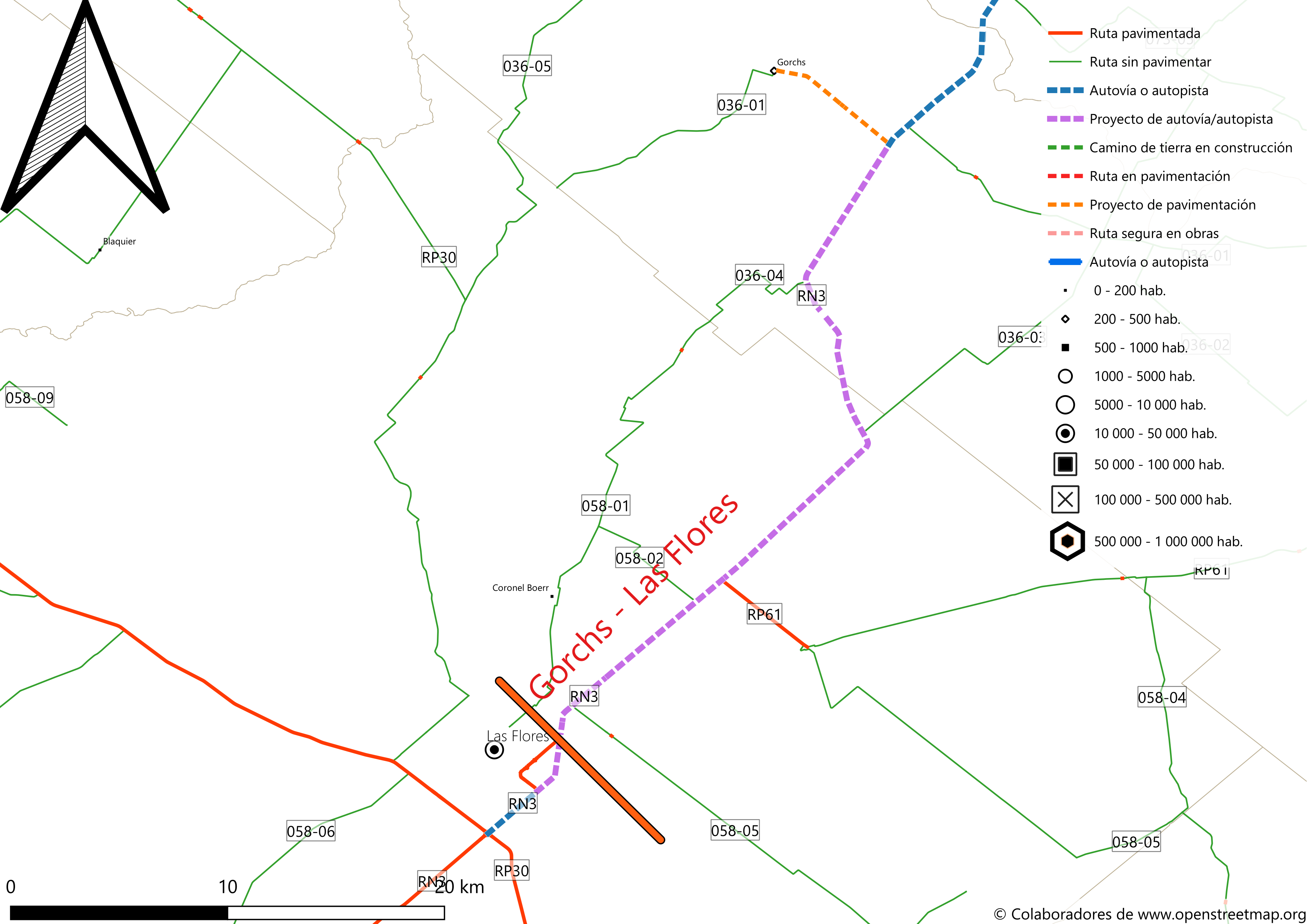 Autopista RN3 Gorchs – Las Flores