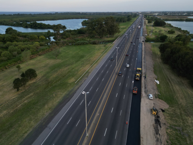 Comenzaron los trabajos para el cuarto carril ascendente en autopista Buenos Aires – La Plata