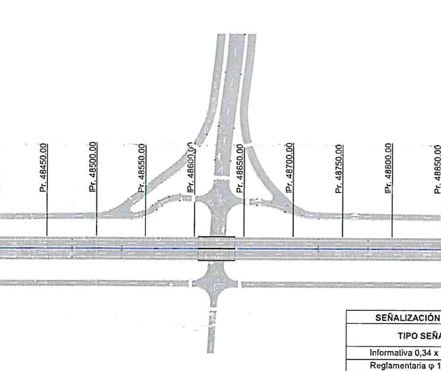 Croquis de la intersección con calle 11 (RP295)