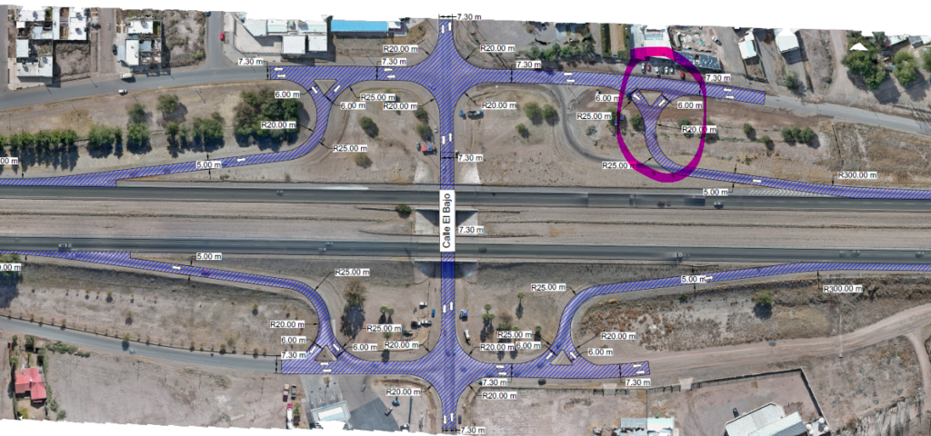 Intervención en calle El Bajo.