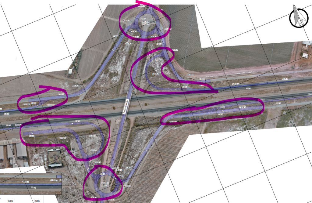 Intervención en cruce con San Pedro.